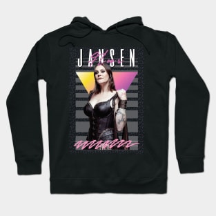 Floor Jansen Retro Style Fan Art Hoodie